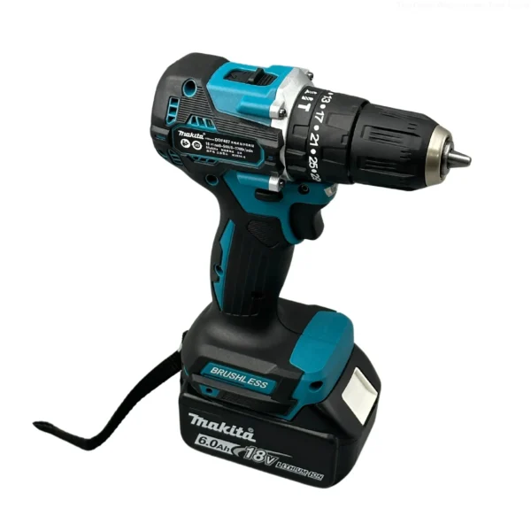 Makita DDF487 18V Screwdriver Cordless Percussion Drill Electric Variable Speed Brushless Motor Impact Power Tools Power Drill - Image 4