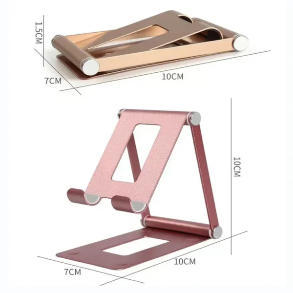 Adjustable Phone Holder Desktop Foldable Tablet Support Stand Desk Bracket Organizer Portable Smartphone Mount Office Supplies - Image 6